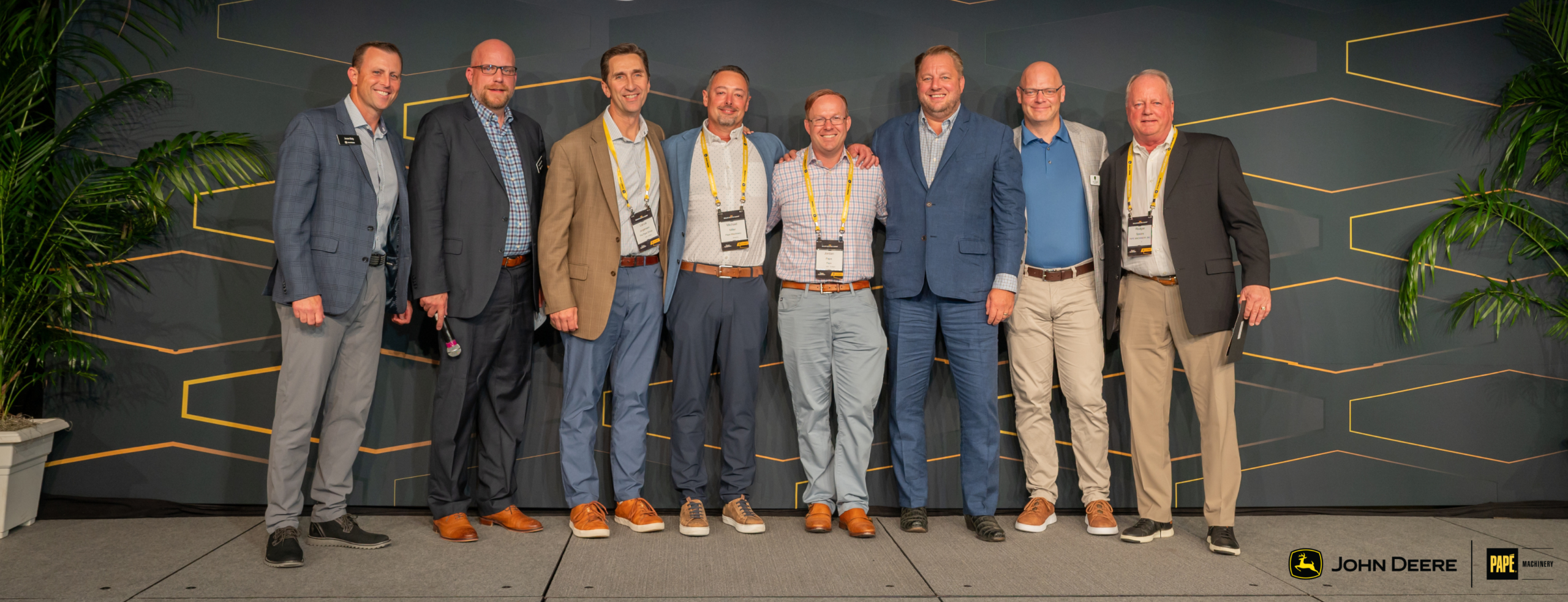 Group photo at event