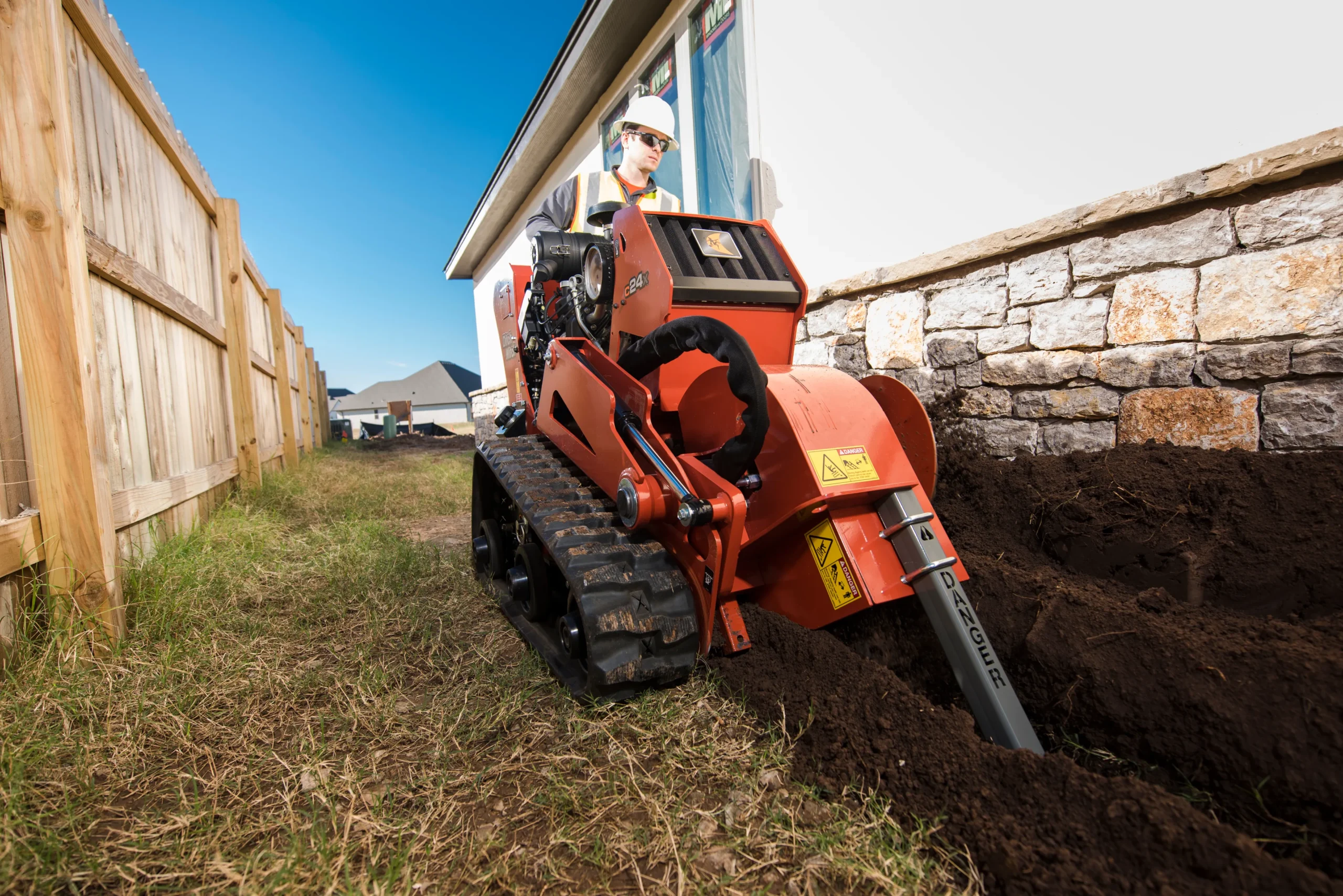 Ditch Witch trenching equipment